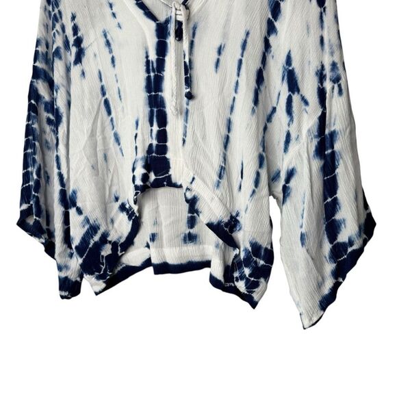 |EUC| VICI Tie Dye Flutter Boho Hooded Top - Picture 3 of 6